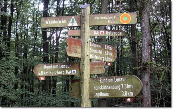 Nationalpark Harz Wegweiser